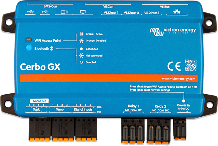 Primo corso professionale sul CERBO GX Victron Energy