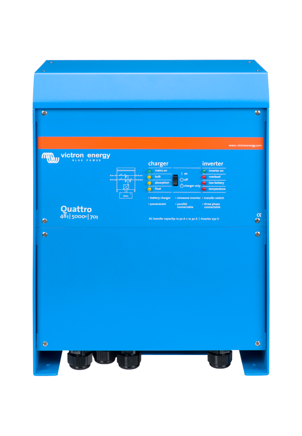 Inverter/Caricabatterie Quattro 48V/5000VA/70A-100A/100A - Victron Energy