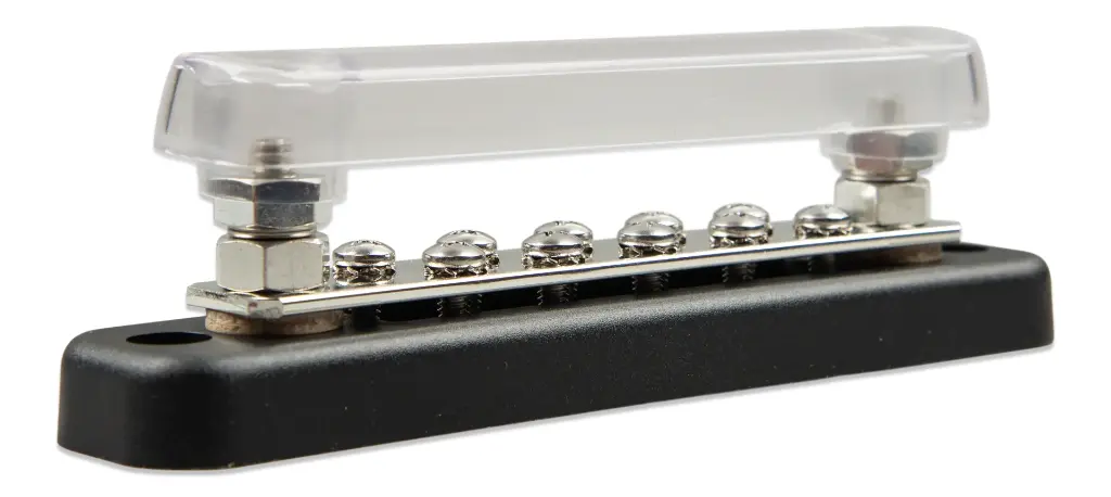 Busbar 150A 2P 10 connett. + cover - Victron Energy