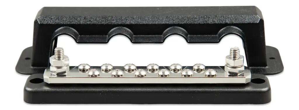 Busbar 250A 2P 12 connett. + cover - Victron Energy