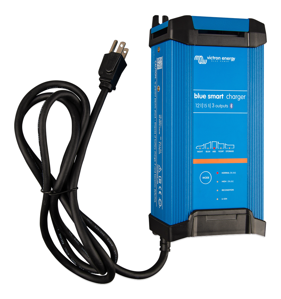 Caricabatterie Blue Smart IP22 12V/15A (3) - Victron Energy