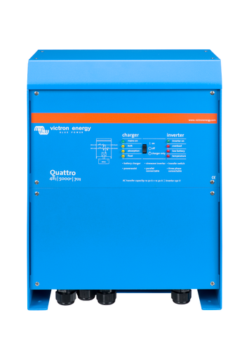 [QUA485021010] Inverter/Caricabatterie Quattro 48V/5000VA/70A-100A/100A - Victron Energy
